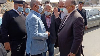 محافظ القاهرة ونائبه للمنطقة الشرقية يتفقدان ترعة الطوارئ