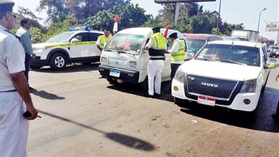 تحرير 1273 مخالفة مرورية بالجيزة