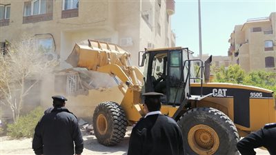 تنفيذ 12 قرار إزالة التعديات على أملاك الدولة بالغردقة (صور)