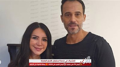 إنجي علاء برفقة يوسف الشريف في كواليس 