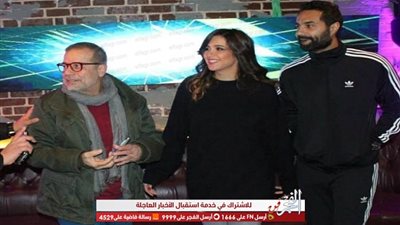 كريم فهمي وياسمين عبد العزيز من كواليس مسلسل 