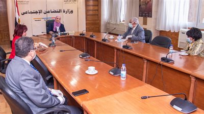 وزيرة التضامن تستقبل وفد المستثمرات العرب لبحث التعاون (صور)