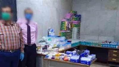 ضبط صيدليتين بالقاهرة لحيازتهما مستلزمات طبية مجهولة المصدر