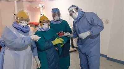 ننشر أول صور للمولود بمستشفى العزل بكفرالزيات 