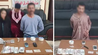 ضبط 4 من أسرة واحدة لإتجارهم في المخدرات بالدقهلية