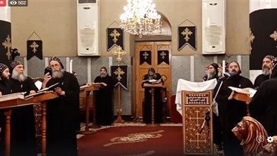 الدير المُحرق يبدأ صلوات بصخة ليلة الجمعة العظيمة (أونلاين)