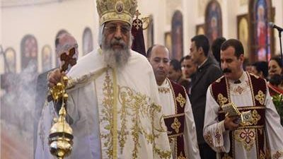 البابا تواضروس يترأس قداس عيد القيامة المجيد من وادي النطرون