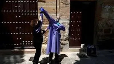 تباطؤ انتشار فيروس كورونا في إسبانيا 