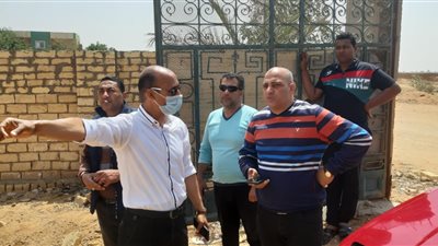  جهاز الشروق يصادر مواد بناء بمبنى مخالف بالمنطقة المضافة للمدينة