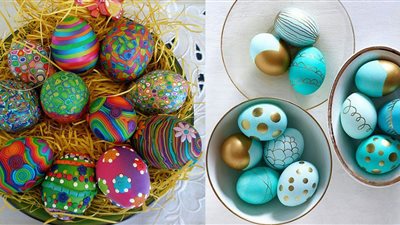 بيض شم النسيم | خطوات تلوين البيض بمواد طبيعية من المطبخ