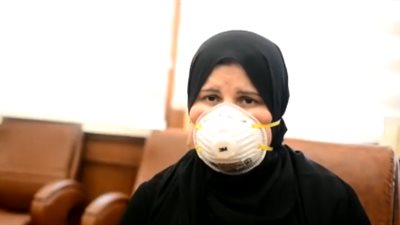 بعد مغادرتها العزل الصحي.. زوجة الشهيد اللواح توجه نصيحة للمواطنين (فيديو)