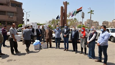 دعم مناطق العزل في الدقهلية بمستلزمات طبية 