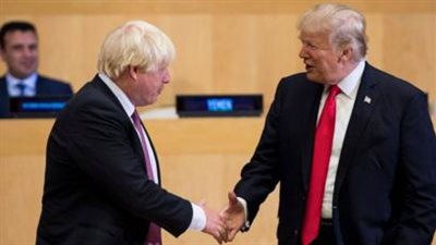 اتفاق ترامب وجونسون على مواصلة التعاون في مواجهة كورونا