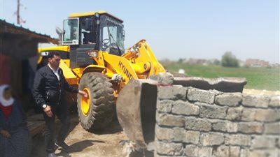 إزالة 294 حالة تعدى على أملاك الدولة والأراضى الزراعية بالدقهلية