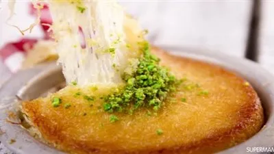 طريقة عمل الكنافة علي الفحم 