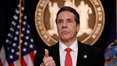 حاكم نيويورك: من المحتمل استئناف العمل جزئيا بعد 15 مايو