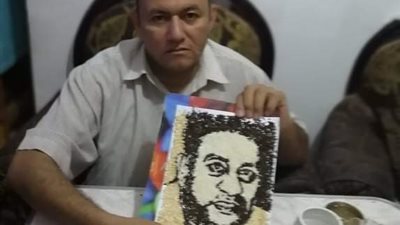 شيف بالغردقة يصمم صورة للصحفي محمود رياض شهيد كورونا