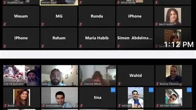 أسقفية شباب أمريكا وكندا تعقد لقاءات على zoom للتخفيف  من آثار 