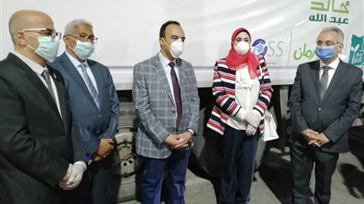 الهيئة الإنجيلية تستقبل قوافل الخير 