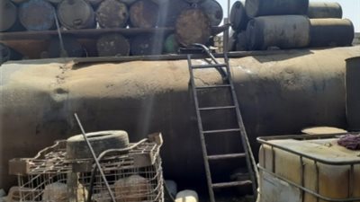 ضبط مخزن بداخله ١٧ ألف لتر سولار مهرب في الإسكندرية