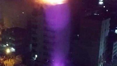 عاجل.. حريق هائل بمخزن نجف في القليوبية (صور)