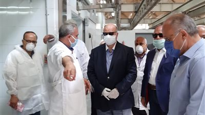 محافظ القاهرة يتفقد التشغيل التجريبي لمجزر 15 مايو