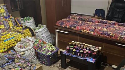 أمن القاهرة يضبط أكثر من 2 مليون قطعة ألعاب نارية