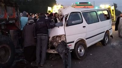 عاجل.. مصرع وإصابة 16 شخصا في حادث تصادم بالمنيا