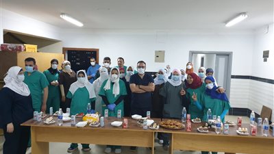  خروج ٢١ من مصابى كورونا بعد تعافيهم فى الغربية (صور)