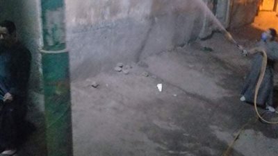 استمرار أعمال التطهير والتعقيم ضد كورونا في المنيا (صور) 