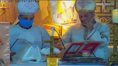 كاتدرائية القديس أنطونيوس الكبير للكاثوليك بالفجالة تحتفل بعيد الصعود الإلهي 