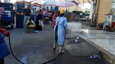 حملة مكبرة لتطهير وتعقيم شوارع الإسكندرية من كورونا (صور)