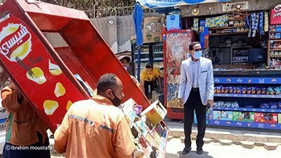 إحالة مخالف بناء في حي النزهة للنيابة العسكرية