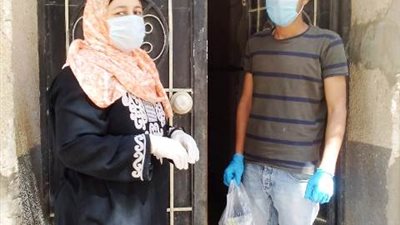 توصيل الأدوية لمنازل المخالطين لمصابي 