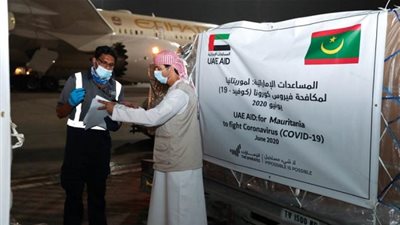 لمواجهة كورونا.. الإمارات ترسل طائرة مساعدات إلى موريتانيا (فيديو وصور)