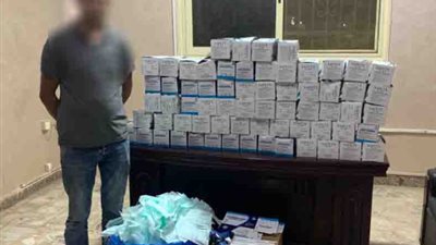 مداهمة مصنع كمامات غير مرخص في أبو النمرس