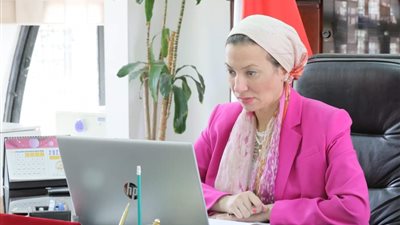 وزيرة البيئة تشارك في الحدث الافتراضي للتمويل المناخي