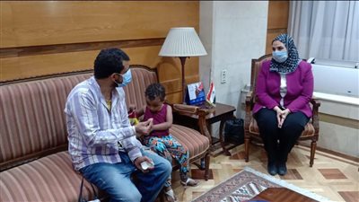 وزيرة التضامن تستقبل المواطن أحمد خليل حديث السوشيال ميديا