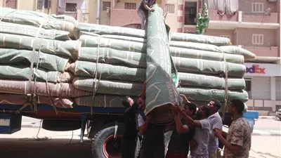 أوقاف أسيوط تتسلم 5 آلاف متر من السجاد لفرش المساجد