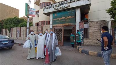 تعافي 19 مصابا بكورونا وخروجهم من عزل التأمين الصحي ببنى سويف (فيديو)