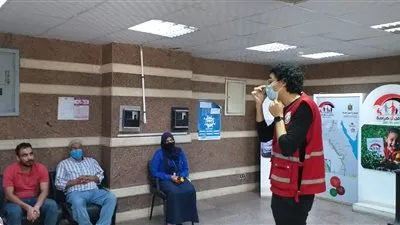 حملة توعية بخطورة كورونا للعاملين في وزارة التضامن (صور)