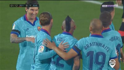 المكنة شغالة.. فيدال يهز شباك مايوركا ويضع برشلونة في المقدمة (فيديو)