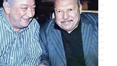 صورة نادرة تجمع بين نور الشريف وشخصية 