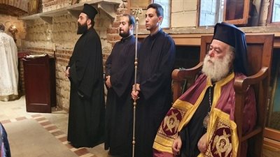 البابا ثيودروس الثاني يترأس القداس الإلهي بدير مار جرجس البطريركي (فيديو وصور)