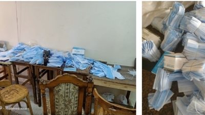 ضبط مصنع غير مرخص للمستلزمات الطبية بالإسكندرية