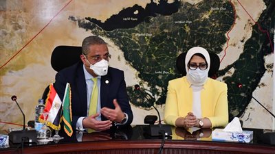 وزيرة الصحة من الفيوم: الوضع الوبائي مطمئن (صور)