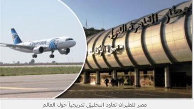 مصر للطيران تعلن خريطة عودة الرحلات الجوية.. تعرف على التفاصيل