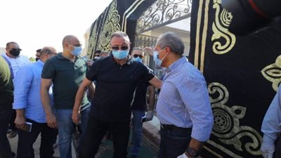 مجلس الأهلى يشارك فى تشييع جثمان والدة الدرندلى