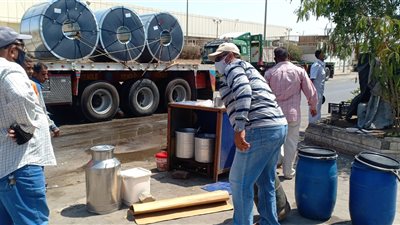 جهازا دمياط الجديدة والعبور ينفذان حملات لضبط المخالفات ورفع الإشغالات