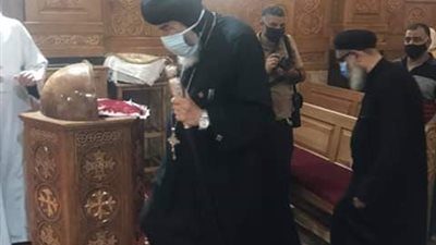 بعد غلق 3 أشهر.. أول قداس إلهي للأرثوذكس في بورسعيد (صور)